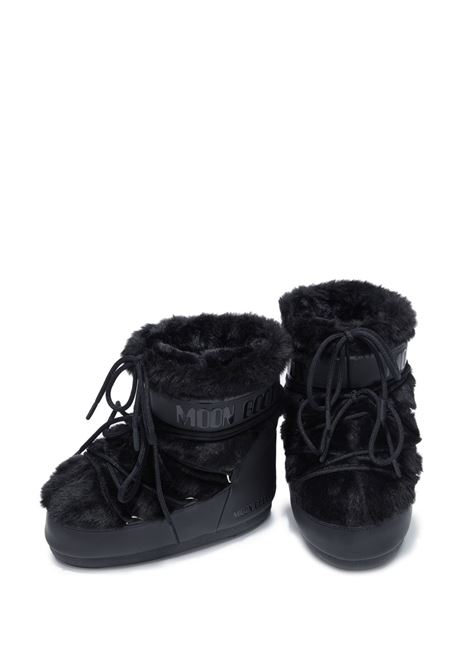stivali icon low faux fur donna neri MOON BOOT | 80D1409390N001